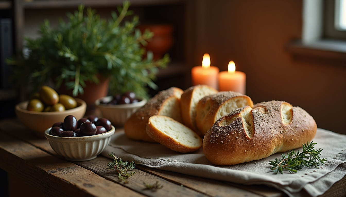 Ancient Roman kitchen ingredients and tools showing Italian culinary origins