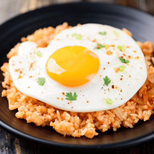 Jamie Oliver's Quick Grains Kedgeree with Fried Eggs