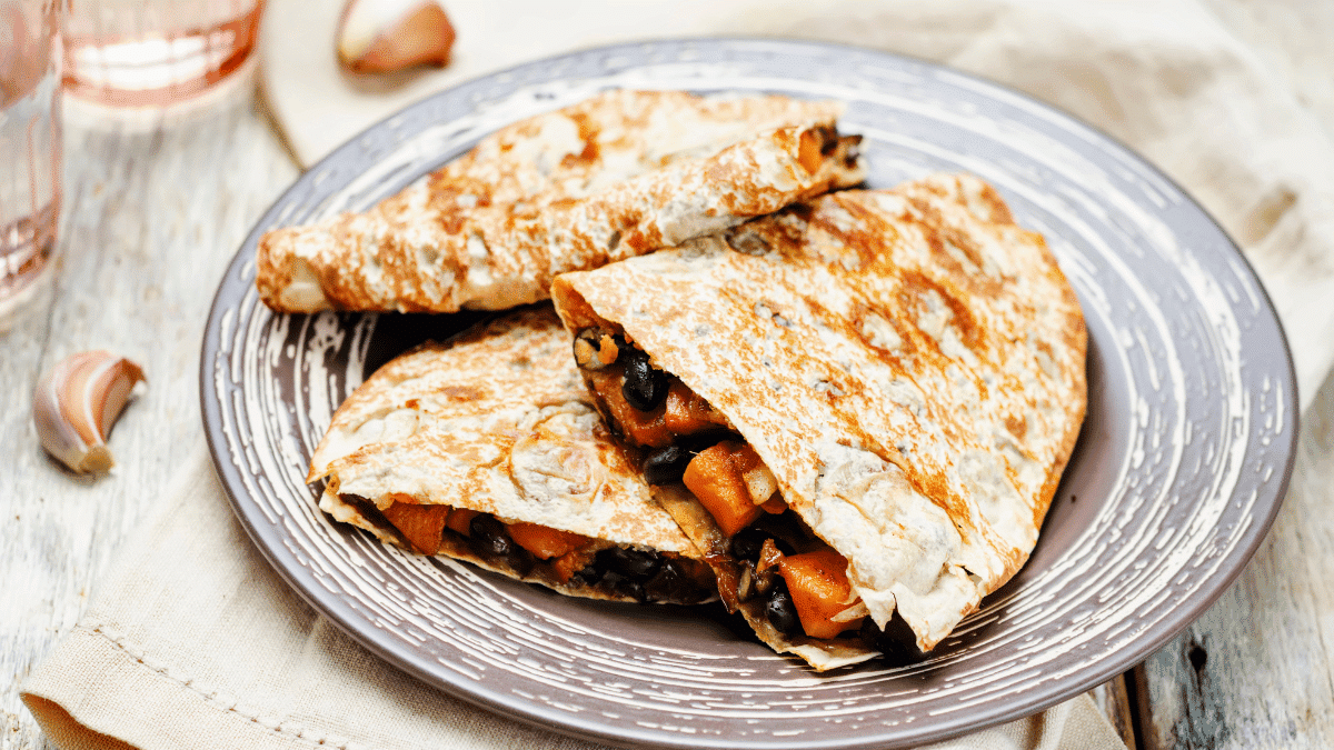 Jamie Oliver Air-fryer sweet potato & black bean tacos Recipe