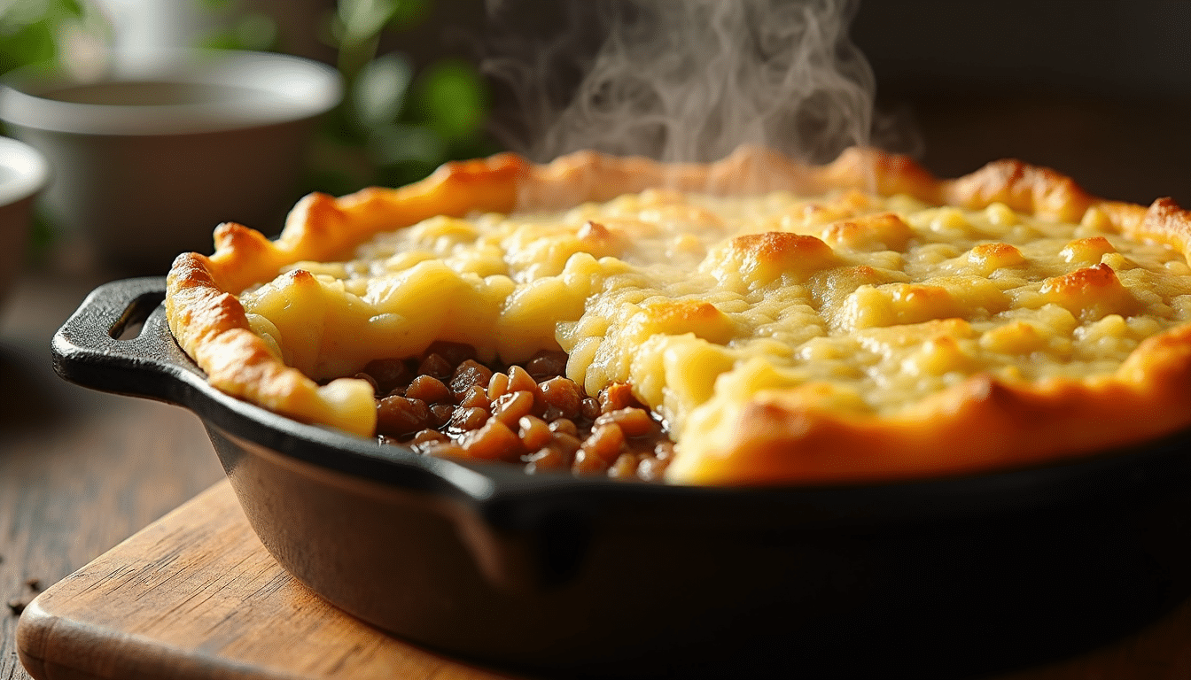 Jamie Oliver Shepherd’s Pie Recipe – classic British comfort food with golden mashed potato topping.