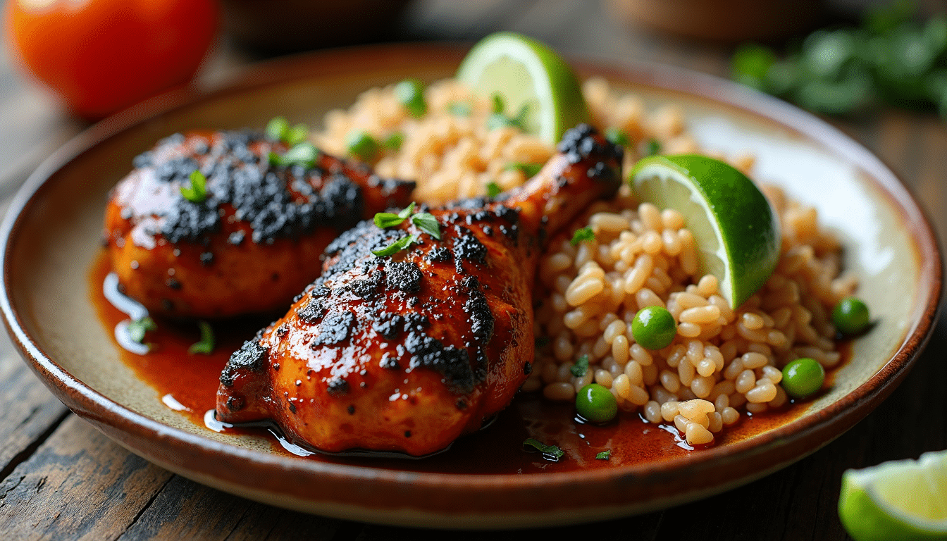 Jamie Oliver Jerk Chicken with Rice and Peas | Easy Caribbean Recipe