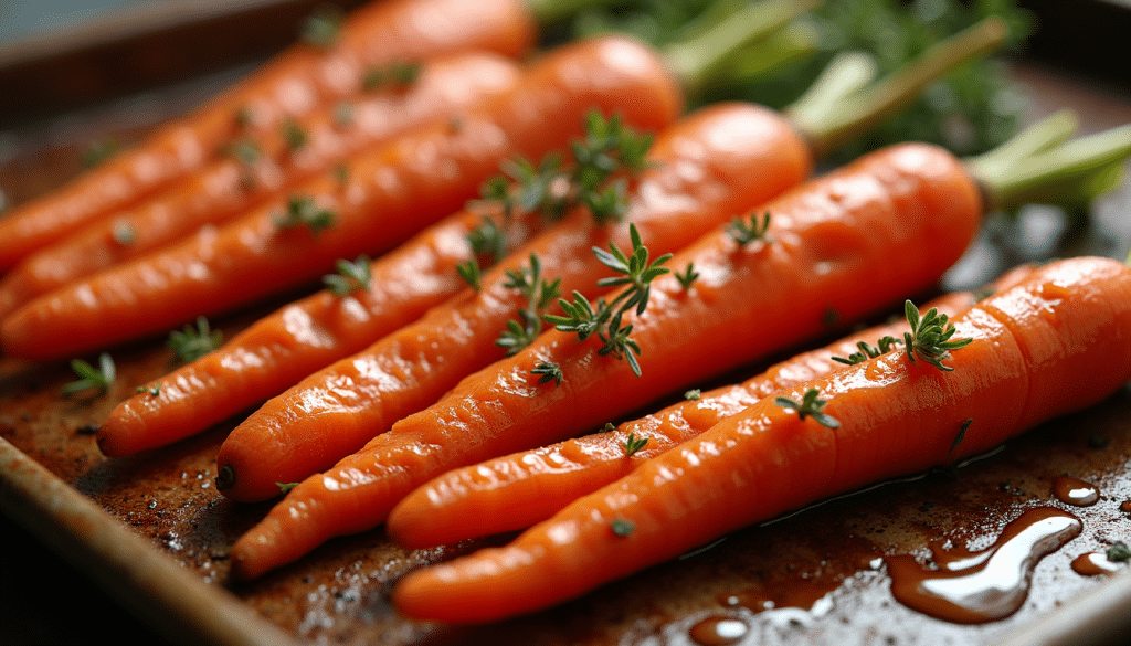 Maple Glazed Roasted Carrots – Easy Oven Recipe